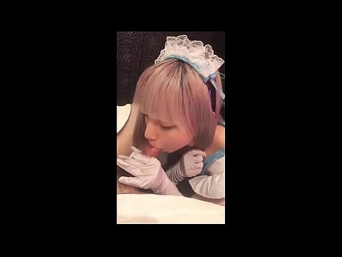 ❤️ Japonský idol [mayuka], kostým francouzské pokojské, část 1, orál a honění s pleťovým mlékem Porno u nás ❌️